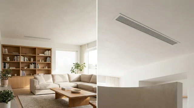 Bouche d'insufflation au plafond