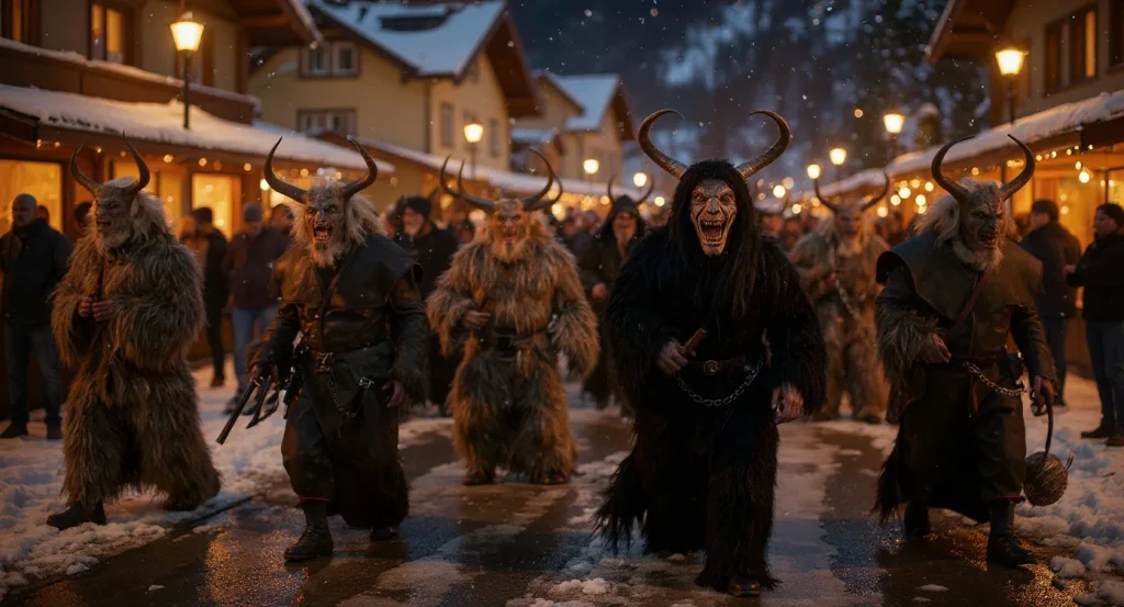 Krampus : 600 démons défilent dans les Alpes pour 2500€ de costume