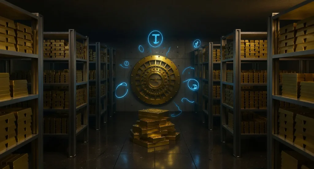 Tether accumule 116 tonnes d&rsquo;or et rivalise avec les banques centrales