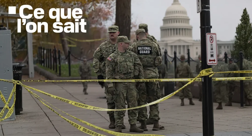 Washington : un Afghan de 29 ans soupçonné d&rsquo;avoir tiré sur deux gardes nationaux