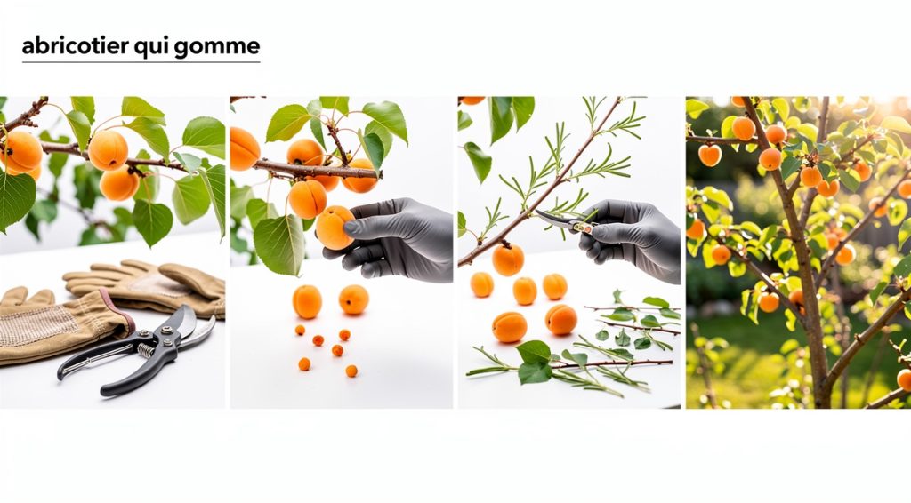 Abricotier qui gomme : causes, traitements et prévention