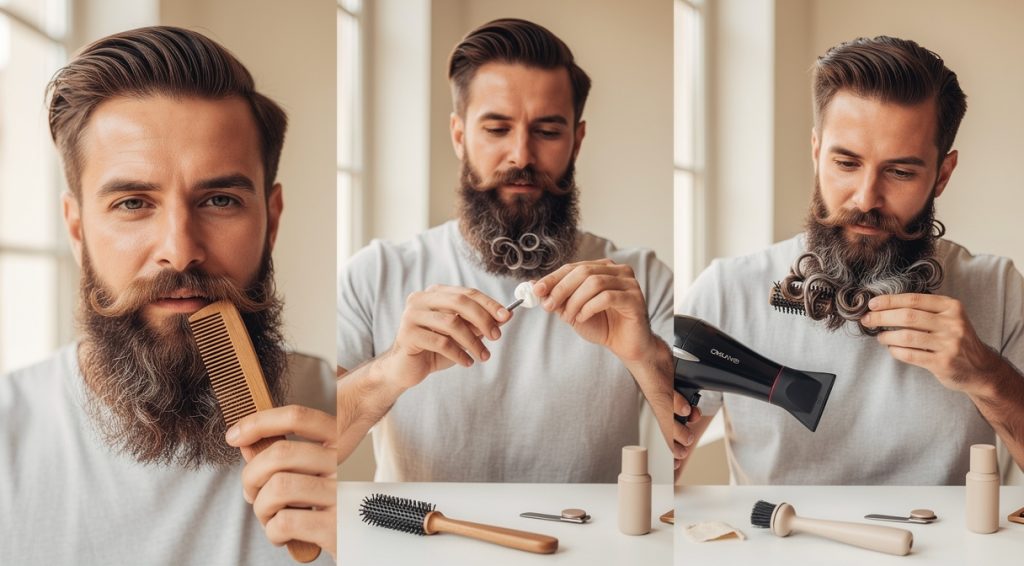 Barbe qui boucle : causes, solutions et conseils d&rsquo;entretien