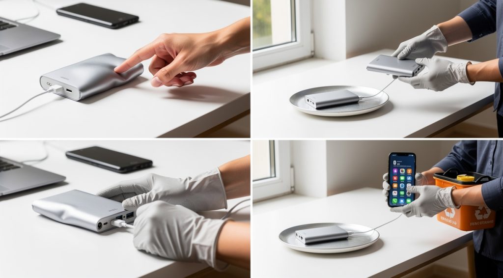 Batterie externe qui gonfle : dangers et solutions immédiates