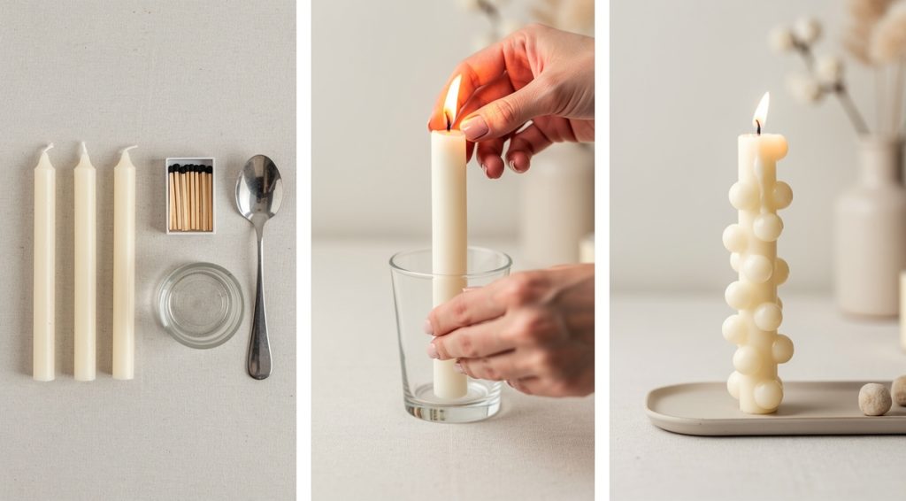 Bougie qui perle : causes, solutions et prévention