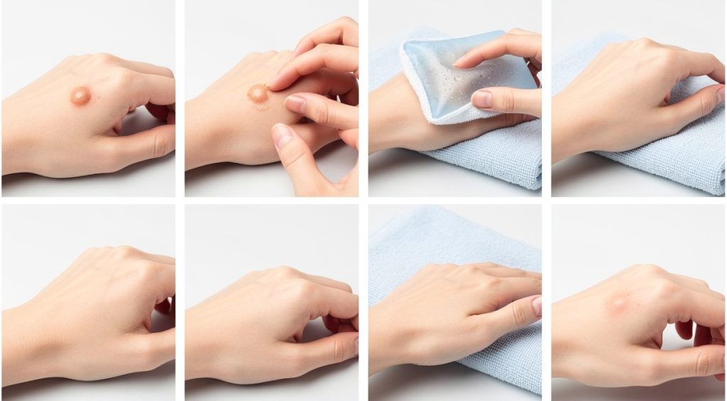 Boule sur le dessus de la main qui fait mal : causes et traitements