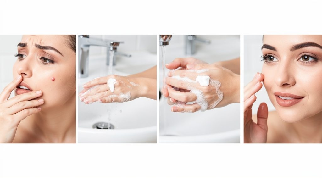 Bouton qui gratte sur le visage : causes, traitements et prévention