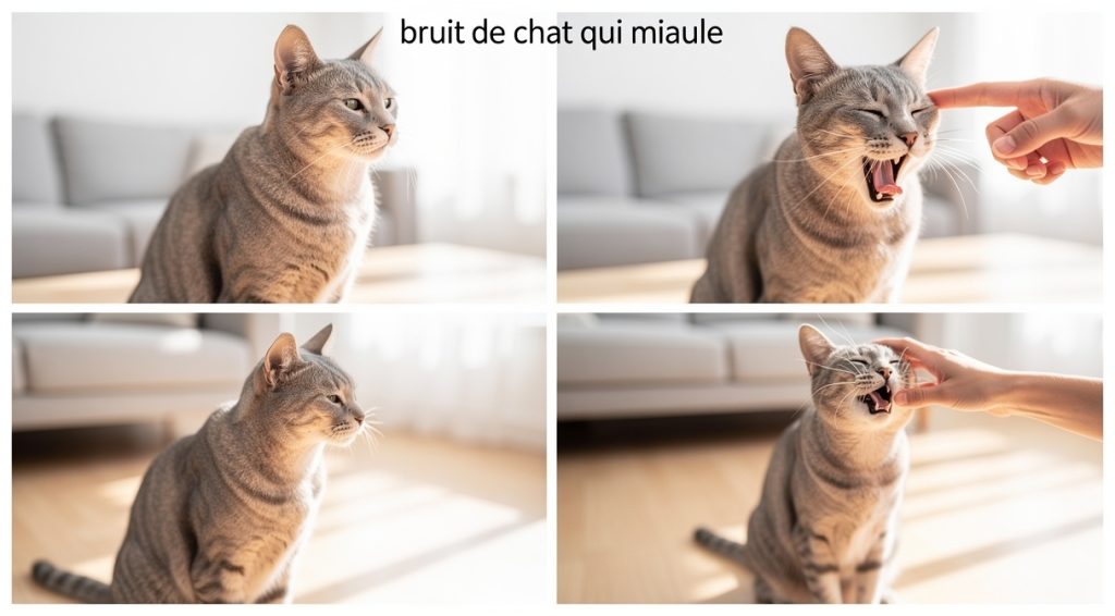 Bruit de chat qui miaule : comprendre et interpréter les miaulements