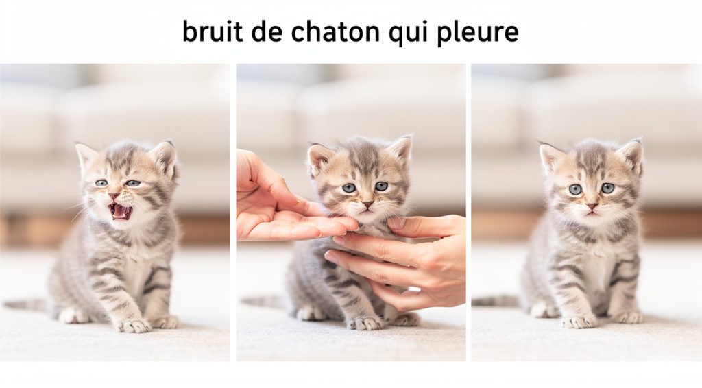 Bruit de chaton qui pleure : causes, significations et solutions