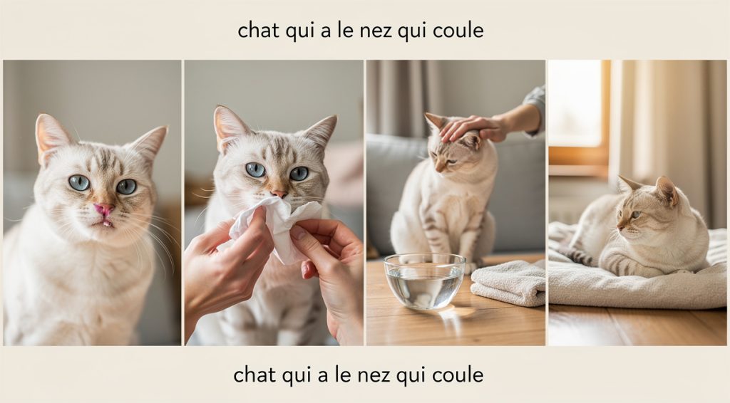 Chat qui a le nez qui coule : causes, symptômes et traitements
