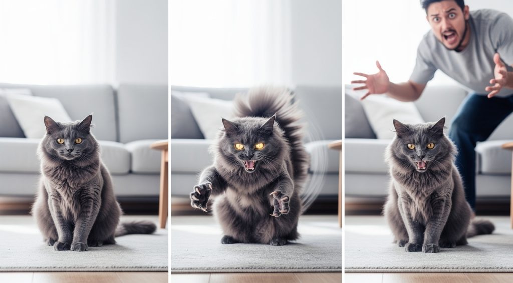 Chat qui fait peur : comprendre et apaiser votre félin anxieux