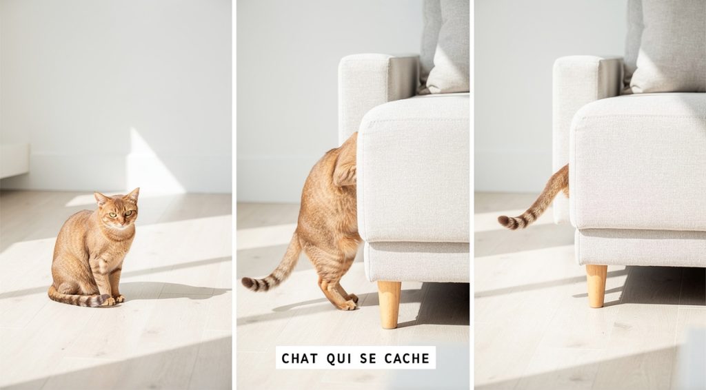 Chat qui se cache : causes, solutions et quand s&rsquo;inquiéter