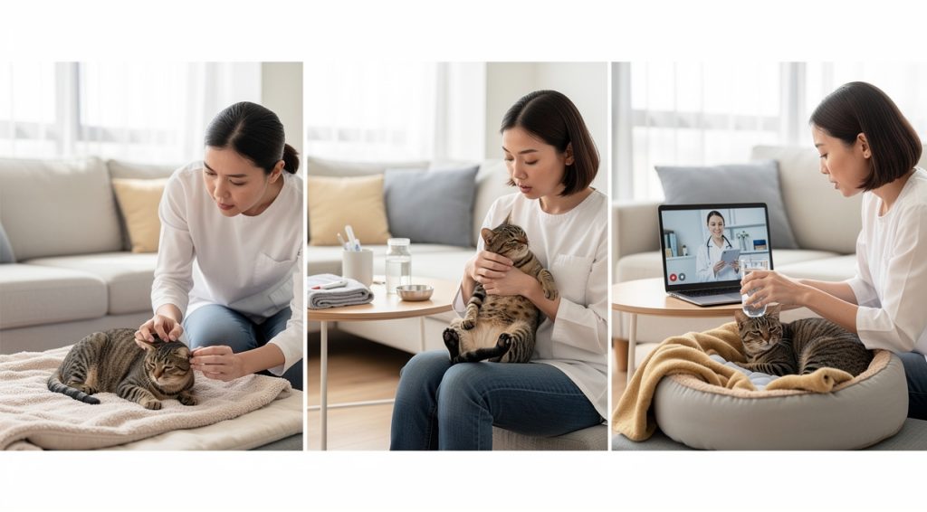 Chat qui souffre : reconnaître les signes et soulager la douleur