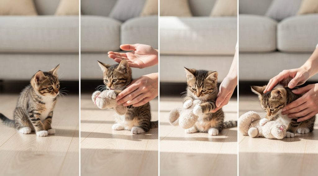 Chaton qui mord et griffe : comprendre et corriger ce comportement