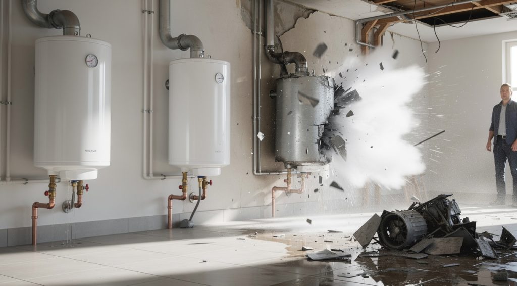 Chauffe-eau qui explose : causes, prévention et sécurité