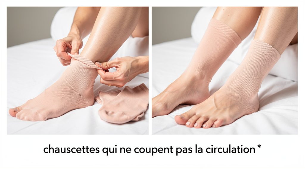 Chaussettes qui ne coupent pas la circulation : guide complet et solutions