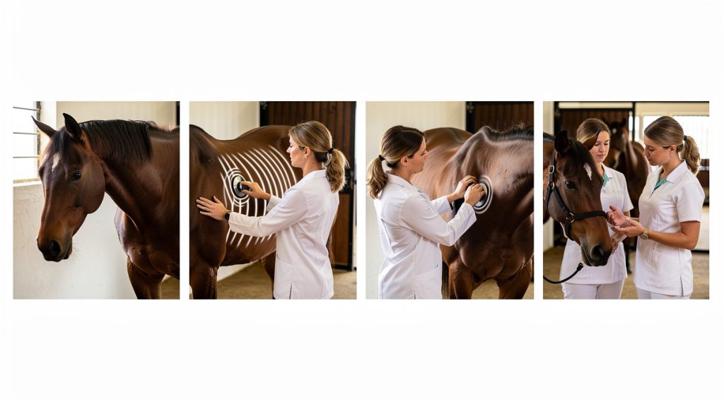 Cheval qui respire fort au repos : causes et solutions