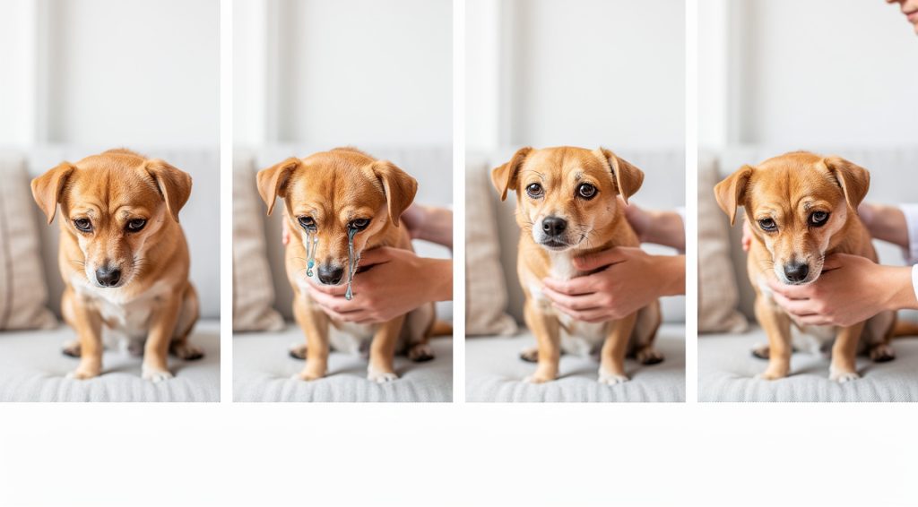 Chien qui pleure : causes, solutions et quand consulter