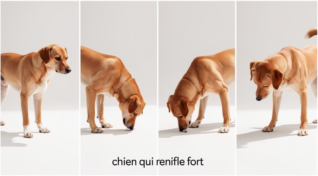 Chien qui renifle fort : causes, signification et solutions