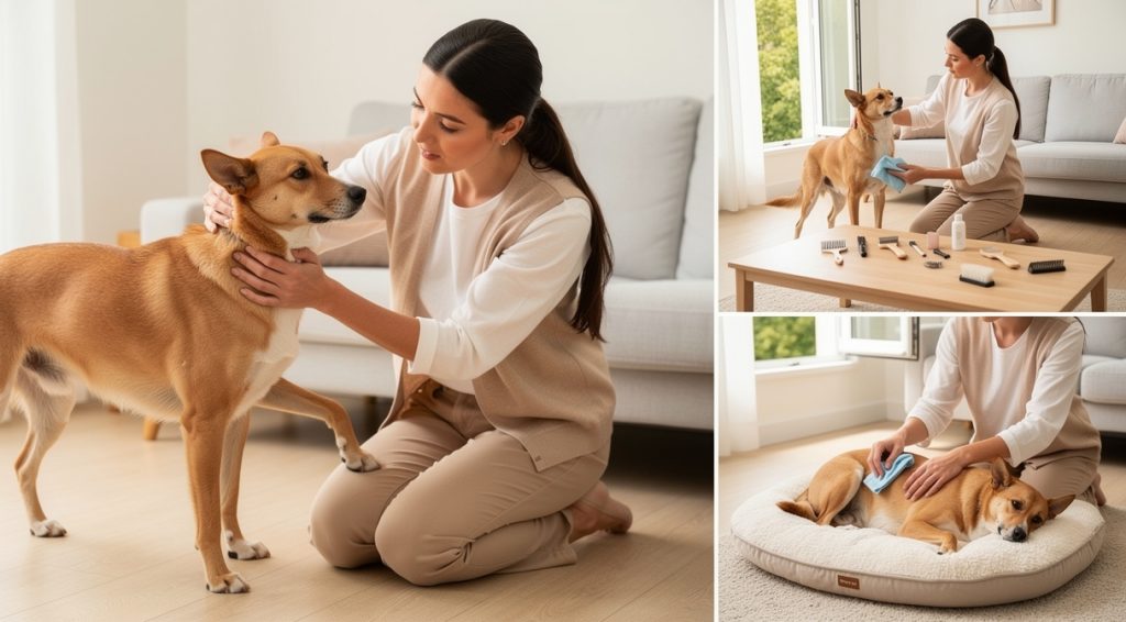 Chien qui se gratte et se mordille : causes, solutions et traitements