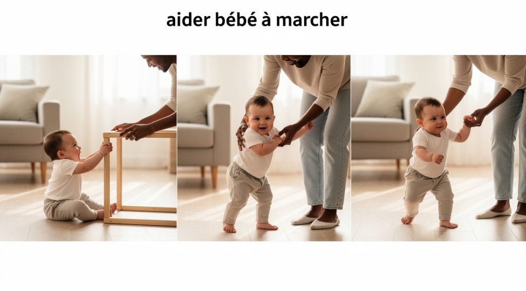 Comment aider bébé à marcher : guide pratique