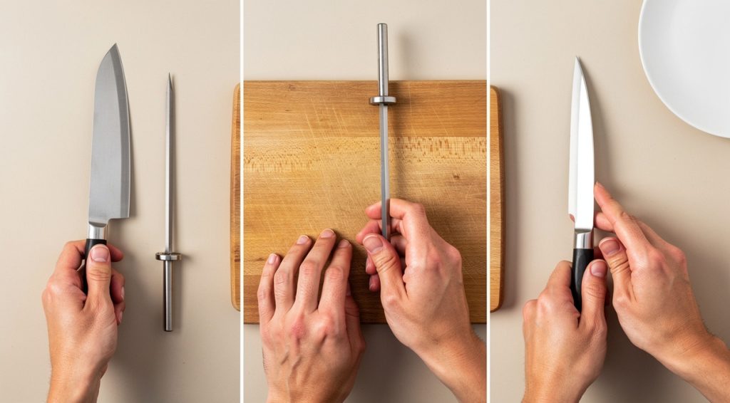 Comment aiguiser un couteau avec un fusil