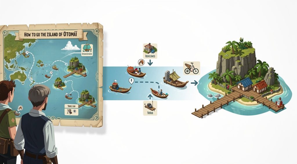 Comment aller sur l&rsquo;île d&rsquo;Otomaï