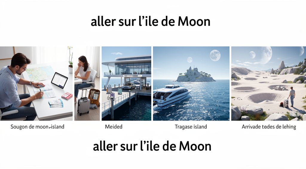 Comment aller sur l&rsquo;île de la Lune