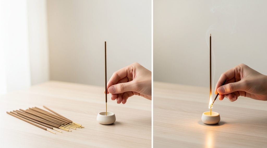 Comment allumer de l&rsquo;encens : guide complet