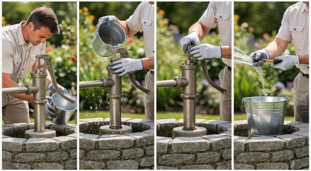 Comment amorcer une pompe à eau de puits