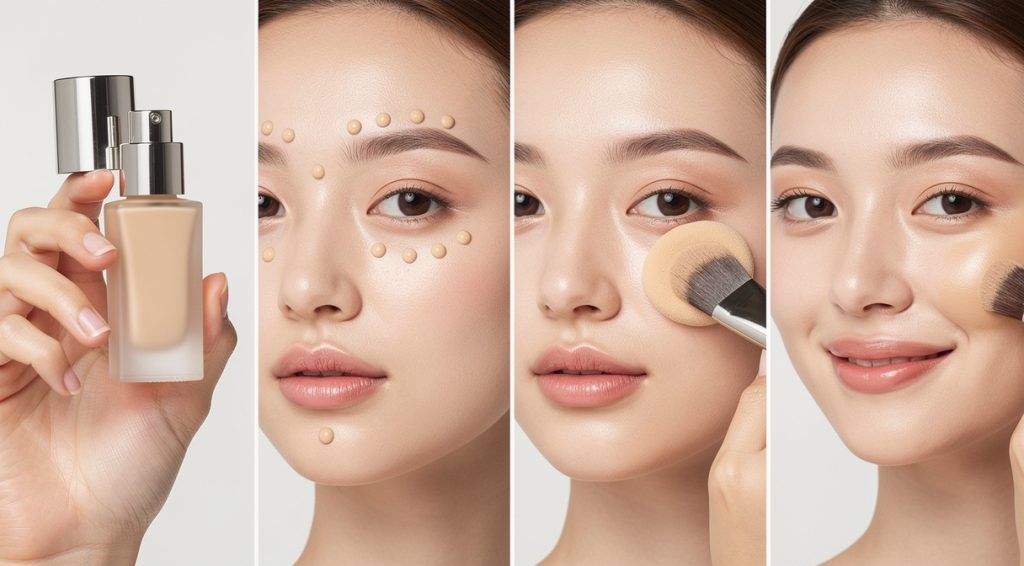 Comment appliquer un fond de teint liquide