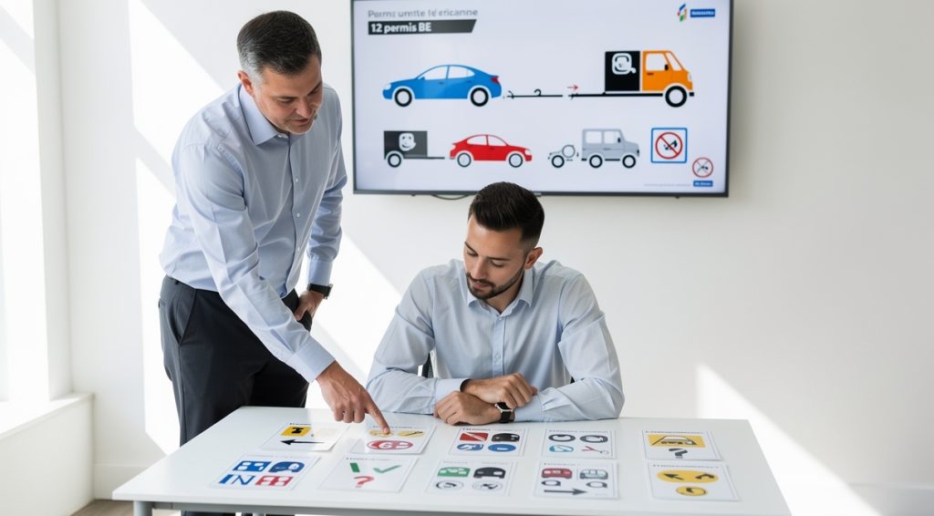 Comment apprendre les 12 fiches permis BE