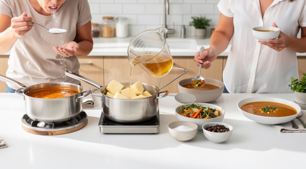 Comment atténuer le sel : guide pratique