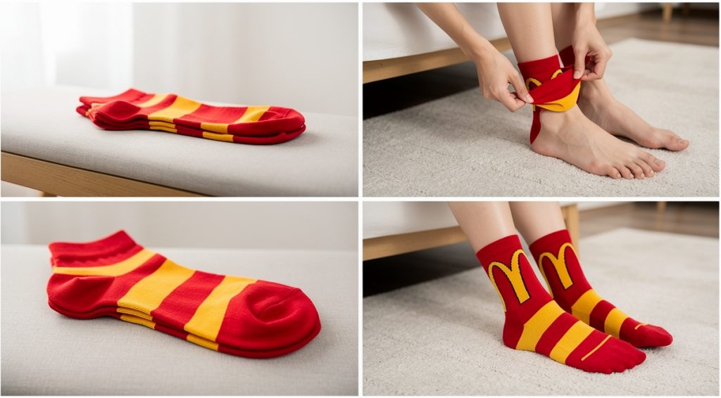 Comment avoir les chaussettes McDonald&rsquo;s
