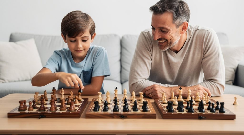 Comment battre papa aux échecs : guide tactique