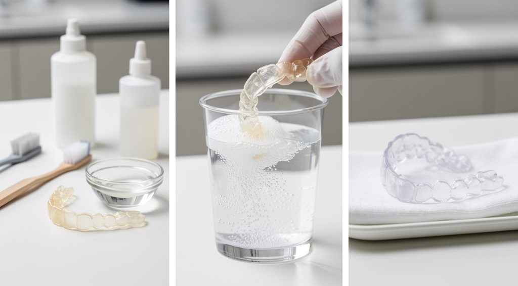 Comment blanchir un appareil dentaire en résine