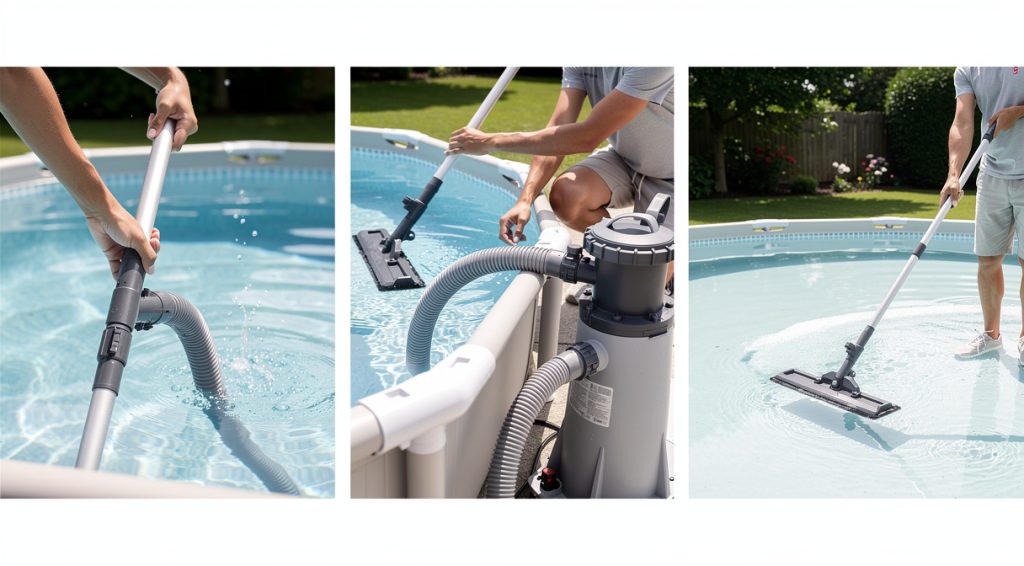 Comment brancher un balai aspirateur de piscine hors sol
