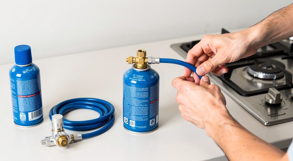 Comment brancher une bouteille de gaz butane