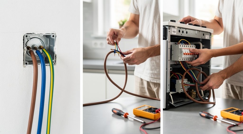 Comment brancher une cuisinière électrique 3 fils