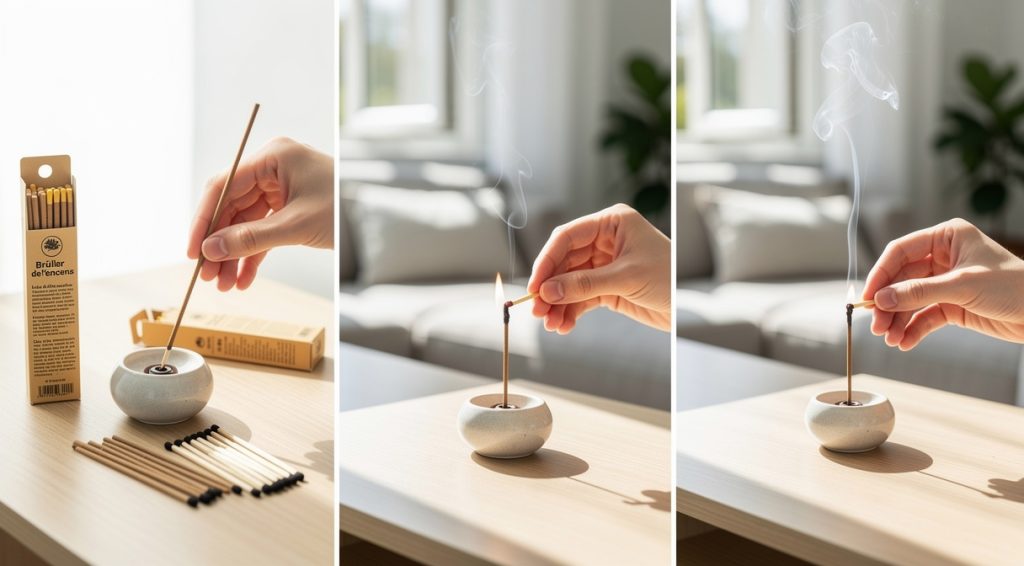 Comment brûler de l&rsquo;encens : guide pratique