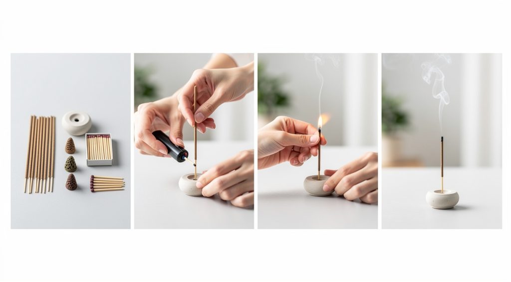 Comment brûler de l&rsquo;encens : guide pratique