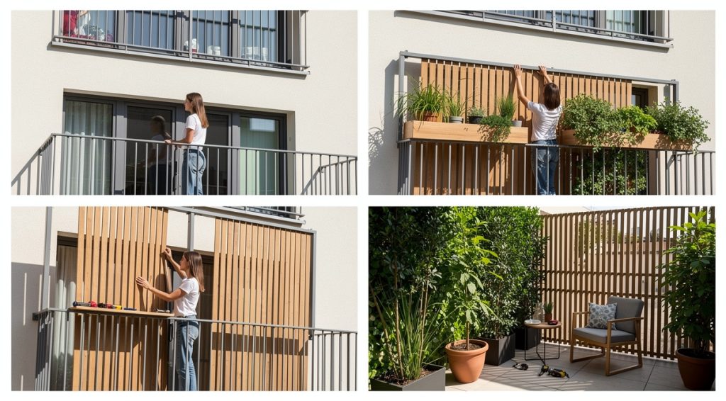 Comment cacher un vis-à-vis plongeant : solutions efficaces