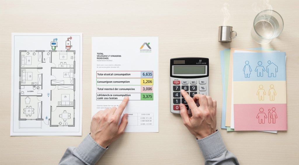 Comment calculer le prix de l&rsquo;eau chaude en copropriété