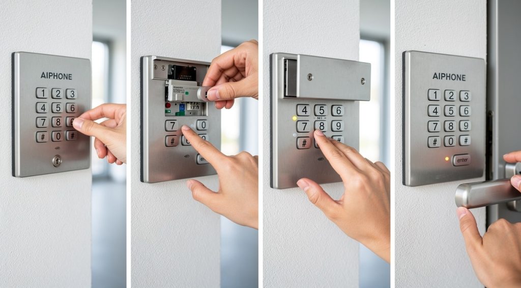 Comment changer le code d&rsquo;un digicode Aiphone