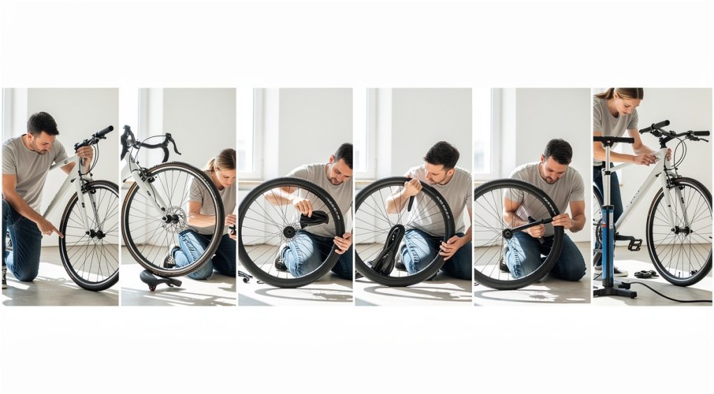 Comment changer un pneu de vélo