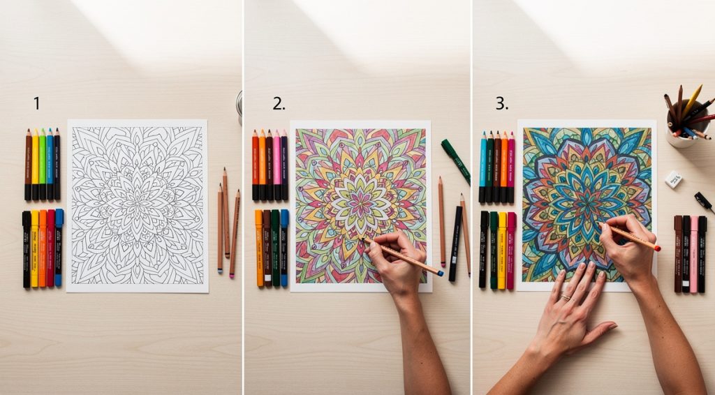 Comment colorier un mandala : guide pratique
