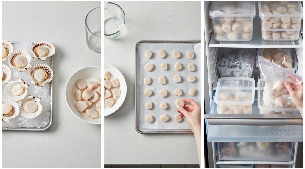 Comment congeler les coquilles Saint-Jacques