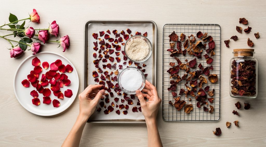 Comment conserver des pétales de roses