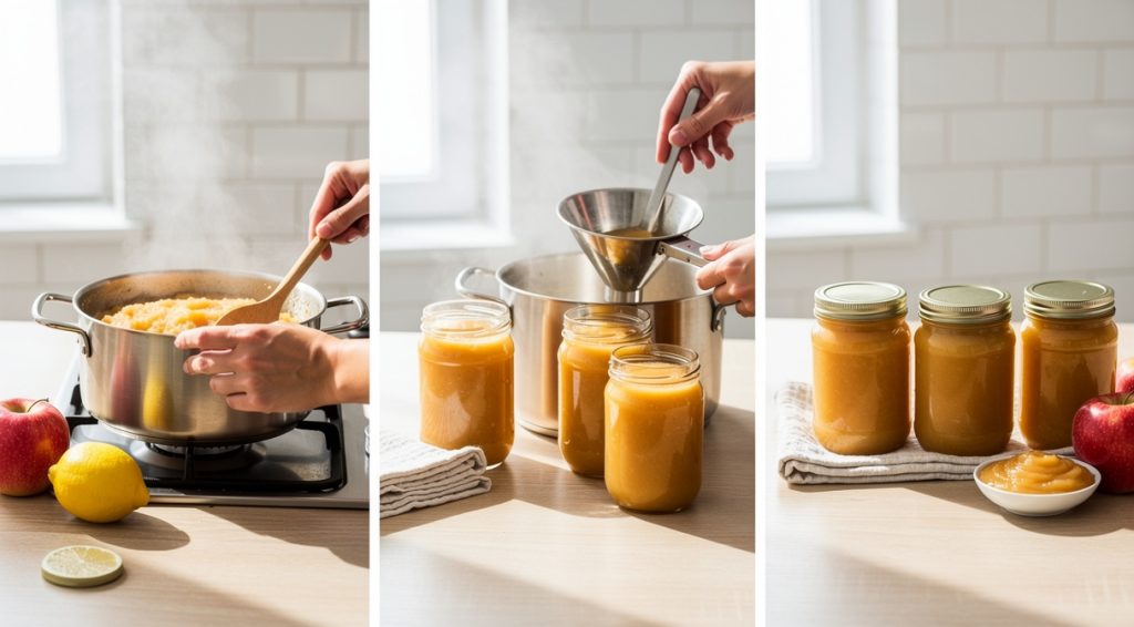 Comment conserver la compote de pommes : guide complet