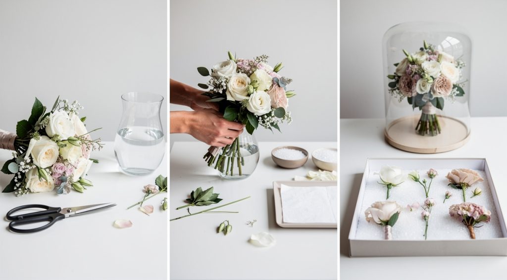 Comment conserver son bouquet de mariée