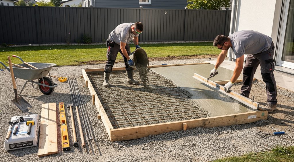 Comment couler une dalle en béton : guide complet